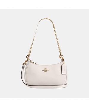 Teri Mini Crossbody in Refined Pebble Leather, Two credit card slots
 Inside snap pocket,  Length: 19.50 cm,  Width: 5.50 cm,  Height: 12.50 cm