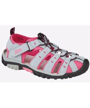 Designed to keep feet comfortable and secure, these PDQ Creek women's sports sandals are a versatile choice packed with practical elements, from the protective toe bumper, secure touch fastening and toggle closure, and the durable rubber outsole.
- Synthetic Nubuck upper
- Touch fastening and toggle closure
- Toe bumper to protect against debris
- Heel tab for easy wear
- Comfortable textile lining
- TPR Sole