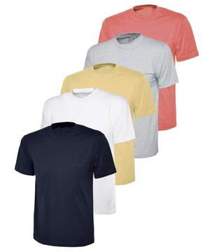 Maak kennis met de Kruze By Enzo Dames Katoenen Crew Neck Regular Fit T-Shirt. Gemaakt van de beste kwaliteit katoen voor superieur comfort en ademend vermogen, heeft dit shirt een klassiek ontwerp met ronde hals, waardoor het een veelzijdige look biedt die moeiteloos overgaat van casual uitjes naar ontspannen weekends. De Regular Fit-silhouet zorgt voor een flatterende pasvorm voor alle lichaamstypes, waardoor het perfect is voor elke gelegenheid. Het pakket van 5 bevat Wit, Grijs, Roze, Marineblauw, Nude.