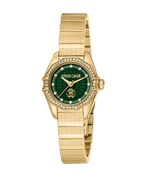 RC5L054M0065 Roberto Cavalli 4894626219191 Women Quartz Stainless Steel Dark Green Stainless Steel 5 ATM 26 mm