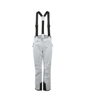100% Polyester. Marke: Dare 2B. Gewebe: recyceltes Material, Stretch. Gewebetechnik: Abriebfest, ARED 20/30, Atmungsaktiv, langlebig, isolierend, wasserabweisend, Wasserfest. Taille: anpassbar, Hohe Taille. Artikuliertes Knie, Gürtelschlaufen, Bindungsdetail, Abnehmbare Hosenträger, Puderfrei, Schneegamaschen, Uneingeschränkte Bewegung. Design: Kontrast Detail, Logo. Passform: Schmal. Saum: zum Hochknöpfen. Klettverschluss, Doppelknopf, Hosenschlitz mit Reißverschluss.