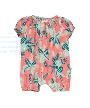 Perfect for beach days and holidays, this stylish and soft romper featuring our chameleon print on crinkle cotton is a must-have for your little one's summer wardrobe. There are a range of styles available in this print for all ages, so you can mix and match with friends, siblings and more!