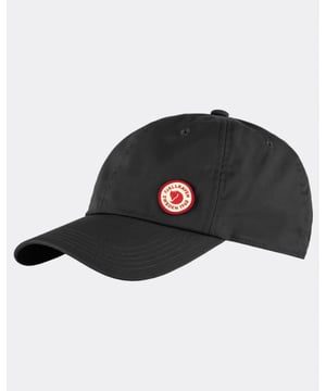 Fjällräven Logo Cap
When the sun is beating down, this cap will provide you with welcome shade and help you keep your cool. Made from G-1000 Lite in recycled polyester and organic cotton, it is lightweight and breathable in hot weather. Plain and simple with a small 1960 logo on the left front – the year that Fjällräven was founded. 

Comfortable cap in light and airy G-1000 Lite.
Made from recycled polyester and organic cotton.
Lightweight and breathable with embroidered ventilation holes.
Adjustable with a metal clasp at the back.
1960 logo on the left front.
Durable
hand wash
do not dry clean
do not tumble dry
do not bleach
do not iron
wash separately
G-1000® Lite: 65% polyester (recycled), 35% cotton (organic)

F13100181