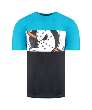 Fanatics NHL Anaheim Ducks Camiseta para hombre de manga corta con paneles 1570mteashwadu