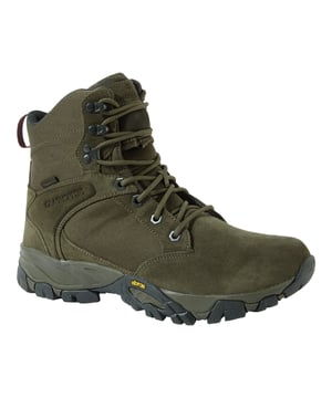 Material: Obermaterial: 68% Wildleder, 32% Polyester / Futter: 100% Polyester / Laufsohle: Gummi & EVA. NosiLife. Hoher Schnitt. Obermaterial aus Wildleder und Nosilife. Crawler Guard Insektenschutz. Gepolsterter Kragen und Zunge. Geformtes Fußbett. EVA-Zwischensohle. Vibram-Laufsohle.