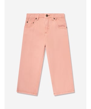 Introducing the Molo Kids Regular Fit Jeans in Pink - an exquisite addition to your little one's unisex wardrobe. This pair stands as a fusion of style and comfort, making it a perfect attire for everyday wear. Key features include: Chic Hue: The vivacious pink color adds a stylish and playful touch, making these jeans a true standout.  Luxurious Comfort: Crafted from premium quality fabric, these jeans ensure maximum comfort for your child's daily exploits.  Transform your Unisex wardrobe! Elevate your child's outfits with the Kids Regular Fit Jeans in Pink by Molo. Order now and let your child's style speak volumes!