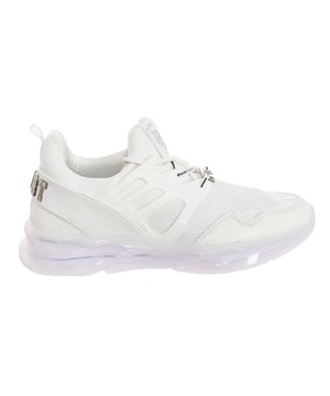 Plein Sport sportschoenen.
 Halfhoge sportschoenen, ideaal voor dagelijks gebruik.
 Comfortabele en ademende stof.
 Merknaam op de achterkant.
 Logo op de tong.
 Verstelbaar met veters.
 Naden in toon zichtbaar.
 Samenstelling: Buitenkant: Synthetisch+Textiel; Binnenkant: Textiel+leer; Zool: Synthetisch
 Onderhoud:
Reinigen met een vochtige doek.