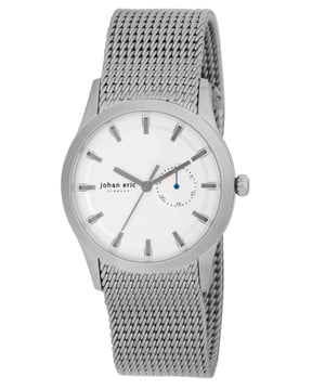 Johan Eric Mens Silver Stainless Steel Watch