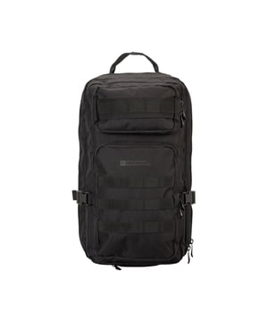 Outer Materials: 100% Polyester. Filling Material: 60% Foam, 40% PU Foam. Height: 47cm. Length: 27cm. Width: 23cm. Fabric Technology: Breathable. Design: Logo. Fastening: Zip. 15" Laptop Sleeve, Air Mesh Back, Internal Key Clip, Padded Back, Padded Compartment, Padded Mesh Back, Padded Straps, Raincover, Safety Whistle, Shoulder Strap, Webbing Stripes. Compartments: 1 Main Compartment, Bottle Holder. Pockets: Multi Pocket. Capacity: 35L. Lining Material: 100% Polyester. Durable.