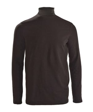Once you've got the wardrobe basics down, everything else falls into place. This long sleeve black turtleneck top, for example, will become the foundation of so many outfits.  Not only does it look great, the turtleneck with keep you extra warm in the winter months!
Sizing: As expected