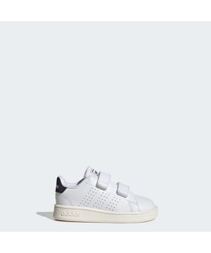 Complete a sweet outfit with these infants' adidas sneakers. They have subtle, perforated 3-Stripes that will go with anything from tiny jeans to comfy onesies. For toddlers who are confident on their feet, the sturdy cupsole is a good choice for exploring the outdoors. Made with a series of recycled materials, this upper features at least 50% recycled content. This product represents just one of adidas' solutions to help end plastic waste.  - Regular fit - Hook-and-loop closure - Synthetic upper - Textile lining - Rubber outsole - Upper contains a minimum of 50% recycled content  Shipped by adidas