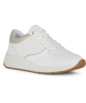 Cristael is a casual-looking refined sneaker for women that will be perfect for everyday errands and leisuretime activities. Rendered in a plain and pearlescent leather-effect material, it is the ultimate way to enhance sporty-chic styling.