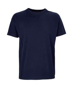 100% Organic Cotton. Fabric: Combed. Design: Plain. Neckline: Crew Neck, Ribbed Collar. Fit: Oversized. Sleeve-Type: Short-Sleeved. Side Seams, Taped Neck, Twin Needle Stitching, Unbranded Size Label. 180gsm. Sustainability: Amfori, BSCI, Fair Wear Approved, Oeko-Tex Standard 100 Certified, PETA-Approved Vegan, REACH.
