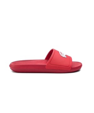 Lacoste Croco Slide 119 1 Slip-On Red sintética Flip-Flops 37CMA0018 17K