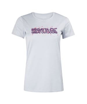 100% Polyester. Gewebetechnik: langlebig, Feuchtigkeitsabweisend, Schnelltrockend. Gewebe: meliert, Piqué-Struktur. Design: Schmetterlinge, Punktemuster, Grafikdruck, Logo. GSM (Gramm pro Quadratmeter): 130. Rundhalsausschnitt. Nachhaltigkeit: Aus recyceltem Material. Kurzärmlig. UV-Schutzfaktor: LSF 40+.