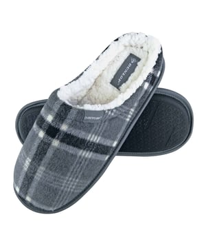 Checkered Plaid Slippers für Herren von Dunlop Kuschelige und warme Füße im Winter sind ein absolutes Muss. Diese Dunlop-Hausschuhe für Herren vereinen Wärme, Komfort und Stil in einem luxuriösen Paket. Ein ideales Geschenk für jemanden, der gerne am Wochenende faulenzt, ideal für die Männer in Ihrem Leben, sei es Ihr Vater, Onkel oder Großvater. ✔ Dunlop Hausschuhe ✔ Weiches und warmes Fleece-Innenfutter ✔ Gepolsterte Innensohle für ein besonders weiches Tragegefühl ✔ Strapazierfähige Traktionsgummisohle ✔ Dunlop bedruckte Themensohle ✔ Geprägtes Markenabzeichen an der Seite ✔ No Back Slip on Mule Style ✔ Traditionelles kariertes Tartan-Obermaterial ✔ Schuhgröße 7-12 UK ✔ Material: Obermaterial 100% Textil, Sohle 100% Gummi ✔ Nicht waschen, bügeln oder chemisch reinigen