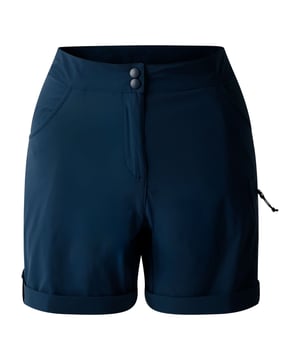 Gewebetechnik: Dauerhaft wasserabweisende Oberfläche, Ohne PFC (per- und polyfluorierte Chemikalien), PFOA-frei, PFOS Frei. Elastan, Nylon. Gewebe: Stretch. Design: Unifarben. Knopfverschluss, Hosenschlitz mit Reißverschluss. Taschenart: Zwei Seitentaschen, Eine Tasche am Oberschenkel, Reißverschluss. Saum: Verdeckter Druckknopf. Nachhaltigkeit: Aus recyceltem Material. UV-Schutzfaktor: UPF 50+.