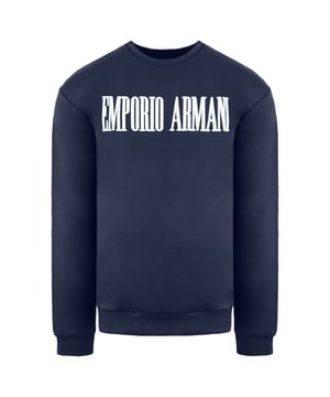Emporio Armani Navy White Sweatshirt 7V1M63 1JUHZ 0922