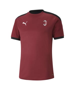 Puma AC Milan 2020/21 Camisa de fútbol de entrenamiento rojo para hombres 758191 08