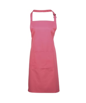 Klassiek eersteklas slabberschort met zak. Zelfgemaakte stoffen nek, zelfgemaakte stoffen banden van 90 cm lang. Schuifgesp. 60ºC Wassen. Maat één. Stof 65% Polyester, 35% Katoenen Twill Gewicht 195gsm Afmetingen Breedte 72cm, Lengte 86cm.