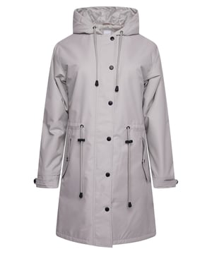 Introducing the perfect addition to your wardrobe, Emma Mac by ELLE. This stylish jacket features convenient front pockets, an elasticated waist for a flattering fit, and a hood for added functionality. Stay stylish and comfortable wherever you go with Emma Mac.