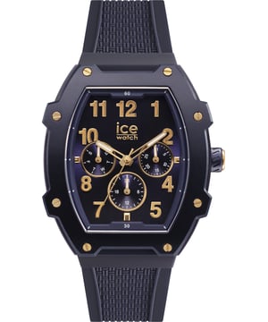 Diese Ice Watch Ice Boliday - Gold Blue Multi Dial Uhr für Unisex ist das perfekte Zeitmesser zum Tragen oder Verschenken. Das blaue Tonneau-Gehäuse kombiniert mit dem komfortablen blauen Silikonarmband sorgt dafür, dass Sie dieses atemberaubende Zeitmesser ohne Kompromisse genießen können. Angetrieben von einem hochwertigen Quarzwerk und wasserdicht bis 3 bar, wird Ihre Uhr weiter ticken. Entdecken Sie die ICE Boliday Gold Blue Plastic, wo Raffinesse auf Kühnheit trifft! Diese Multi-Dial-Uhr verfügt über eine Kalenderfunktion: Tag-Datum, 24-Stunden-Anzeige, leuchtende Zeiger und leuchtende Zahlen. Hochwertiges blauen Silikonarmband mit einer Länge von 20 cm und einer Breite von 21 mm mit einer Schnalle. Gehäusemaße: 40 x 52 mm, Gehäusehöhe: 12 mm, Gehäusefarbe: Blau und Ziffernblattform: Blau.