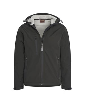 Softshell Hood Jacket Black von Cappuccino Italia in der farbe Schwarz und in größe M.