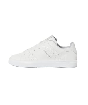 Heren sneakers van het merk Jack & Jones. De schoen is gemaakt van hoogwaardig synthetisch leer.  Merk: Jack & JonesModelnaam: EalingCategorie: heren schoenenMaterialen: synthetisch leerKleur: wit