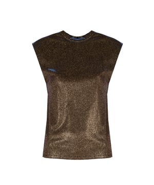 Este modelo ha sido diseñado pensando en resaltar la figura femenina, se ajusta perfectamente al cuerpo, proporcionando elegancia y confort al vestir.

El elegante escote tipo mandarín añade clase y refinamiento, haciendo que el conjunto se vea extremadamente estiloso y moderno.

El cierre oculto en la parte trasera no solo facilita ponérselo, sino que también proporciona un aspecto suave y estético sin elementos innecesarios.

Las sutiles almohadillas insertadas en los hombros resaltan delicadamente la línea de los hombros, añadiendo harmonía y elegancia a la figura.

En la nuca se ha colocado un discreto detalle de la marca, que añade exclusividad y destaca la alta calidad del producto.

El material con brillo metálico le da a la prenda un brillo único, atrayendo miradas y destacándose entre la multitud.

Hecho con tela de alta calidad, este modelo garantiza durabilidad, comodidad al vestir y una apariencia lujosa por mucho tiempo.