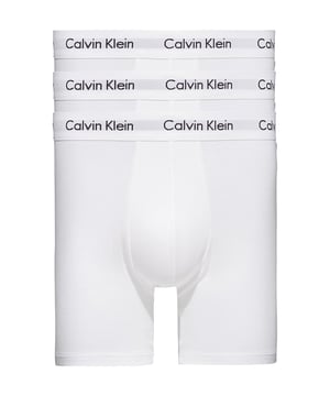 Calvin Klein 3 Pack Men's Boxer Briefs. So your into the classics? This classic design features a medium rise waist. Perfect for everyday wear thanks to the soft cotton blend fabric, with enough stretch to ensure a superior fit. Completed with the iconic logo waistband.