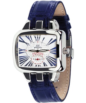 Gio Monaco: Reloj blanco Hollywood para mujer