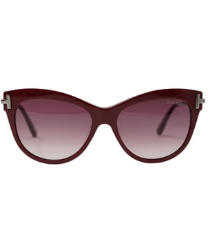 Tom Ford Kira FT0821 69T Red Sunglasses. Lens Width = 56mm, Nose Bridge Width = 16mm, Arm Length = 140mm. Made In Italy, Tom Ford Red Sunglass. Branded Sunglasses Case and Cleaning Cloth Included. 100% Protection Against UVA and UVB Sunlight and Conform to British Standard EN 1836:2005. Tom Ford Andes FT0821 69T Sunglasses