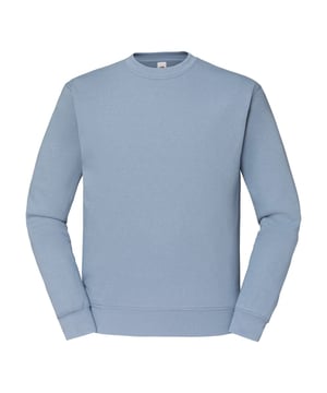 Material: 80% Baumwolle, 20% Polyester. Muster: Einfarbig. Saum: Gerippt, Zwillingsnadelnaht. Nahtlos, formbeständig, Schulterbündchen, Zwillingsnadelnaht. Ausschnitt: Rundhalsausschnitt, gerippt. Manschette: Gerippt. Ärmel-Typ: Eingesetzt. Verschluss: Überziehen.