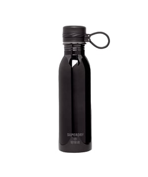 Superdry Classic GWP Flasche Herren Schwarz Synthetik. Authentisches Accessoire der Marke Superdry - Streetwear/Sportswear-Design von Superdry - Superdry für Herren, perfekt für den Alltag - Die schwarze Superdry Flasche passt hervorragend zu Ihrem restlichen Kleiderschrank - bequeme Synthetikmaterial - klassisch - classic GWP -