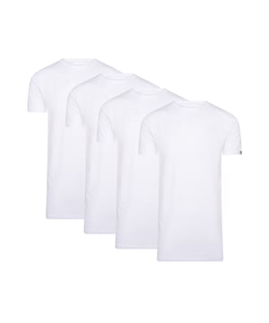 4-Pack T-shirts von Cappuccino Italia in der farbe Weiss und in größe M.