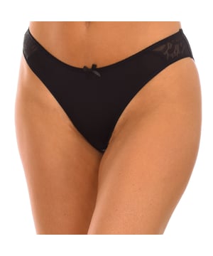 Braguita Feminine Brief de DIM.
Color Negro
Braguitas con bordado de flores en los laterales.
Tejido elástico y transpirable.
Costuras vistas a tono.

Composición:  88% Poliamida, 12% Elastano

Lavar a temperatura máx 30°C 
No usar máquina secadora 
 No blanquear 
 No planchar