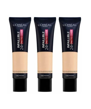 Introduced by L'Oreal Paris, a matte result that lasts up to 24 hours. All the comfort, none of the shine. It is easy to apply, enriched with perlite technology and reduces the appearance of shine up to 24 hours. This listing is for 3 foundations.