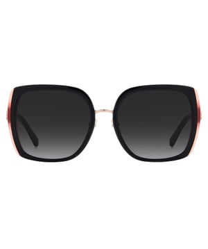 Ervaar luxe en verfijning met de Kate Spade Kimber/G/S 0807 9O zonnebril. Deze slanke zonnebril is gemaakt van de beste materialen en heeft 100% UVA/UVB-bescherming en verfijnde metallic accenten. Bewonder de verfijnde Kate Spade stijl met deze tijdloze zonnebril. Zwarte zonnebril, neusbrugbreedte = 19 mm, lensbreedte = 56 mm, armlengte = 140 mm Inclusief merkzonnebrillenkoker en reinigingsdoekje 100% bescherming tegen UVA & UVB zonlicht en voldoet aan de Britse norm EN 1836:2005, zonnebril, zonnebrillenkoker, reinigingsdoekje en onderhoudsinstructies allemaal inbegrepen Kate Spade Kimber/G/S 0807 9O zonnebril