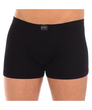 Boxer Q-EN
Color Negro
Cinturilla estrecha.
Tejido cómodo y transpirable.
Tejido tipo microfibra.
Costuras vistas a tono.


Composición:  95% Bamboo, 5% Elastano

Lavar a temperatura máx. 40º.
- No usar lejía.
- No usar secadora.
- Planchar a baja temperatura, Máx 110º.
- No lavar en seco.