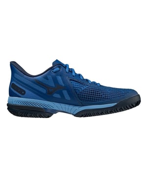 Los entrenadores de tenis azul de Mizuno Wave Exceed 5 CC Men's Men son una opción de calzado de alto rendimiento diseñada específicamente para jugadores de tenis. Aquí hay una descripción de las posibles características clave y aspectos de diseño de estos entrenadores de tenis:

Wave Exceed Tour Series: Los entrenadores forman parte de la serie Wave Exceed Tour de Mizuno, conocida por sus tecnologías avanzadas y su diseño basado en el rendimiento para jugadores de tenis.

Ajuste específico de los hombres: los entrenadores están diseñados para proporcionar un ajuste seguro y cómodo, específicamente diseñado para adaptarse a la anatomía de los pies de los hombres.

Características específicas del tenis: la serie Wave Tour de Mizuno Exceed está diseñada para satisfacer las demandas específicas de los jugadores de tenis, incluida la estabilidad lateral, los movimientos rápidos y el agarre en la cancha.

Colorway azul: el color azul de los hombres agrega un aspecto vibrante y deportivo a los entrenadores, lo que los hace visualmente atractivos y adecuados para la ropa de tenis.

Tecnología de las olas: los entrenadores probablemente contarían con la tecnología de olas de Mizuno, proporcionando amortiguación y absorción de choques receptivas para el impacto y los movimientos del juego de tenis.

Superior transpirable: los entrenadores pueden incluir un material superior transpirable, lo que permite que la ventilación mantenga los pies fríos durante los partidos intensos.

Solilla intermedia de apoyo: la entresuela de la Wave Exceed Tour 5 CC Entrenadores está diseñado para proporcionar apoyo y estabilidad durante los movimientos laterales en la cancha de tenis.

Suella externa duradera: la suela de los entrenadores estaría diseñada con caucho duradero para proporcionar una excelente tracción y agarre en varias superficies de la cancha de tenis.

Branding de Mizuno: busque la marca de Mizuno en los entrenadores, mostrando su autenticidad y calidad.