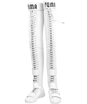 Puma x Fenty de Rhianna Eskiva sobre la rodilla Botas para mujer 363017 01