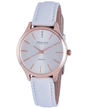 Johan eric: herlev women's silver watch....