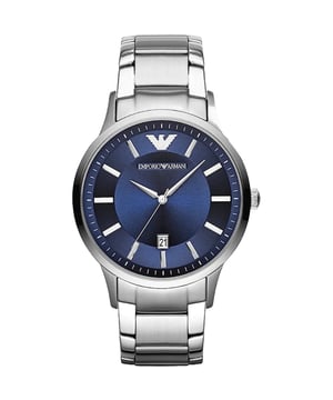 Emporio Armani AR2477 - Reloj para hombre cuarzo acero inoxidable&bull; material: acero inoxidable&bull; cristal: min&egrave;ral&bull; pulsera: acero inoxidable&bull; correa: gris&bull; resistencia al agua: 50 m (5 ATM)&bull; tama&ntilde;o de la caja: 43 mm