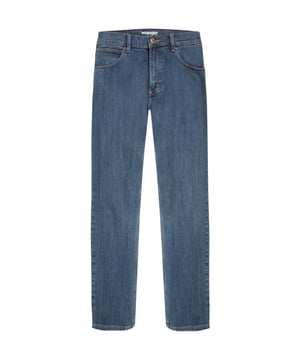 Jean Wrangler Greensboro Regular Mid Stone - 98 % coton, 2 % élasthanne
