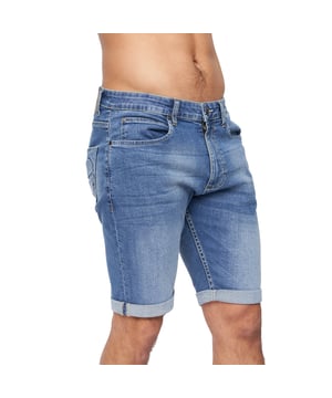 100% Baumwolle. Gewebe: Denim. Design: Geprägt, bestickt, Logo. Knopfverschluss, Hosenschlitz mit Reißverschluss. Gürtelschlaufen, Block-Panele. Taschenart: 2 Vordertaschen, 2 Taschen hinten, Eine Münzentasche. Saum: Zum Aufrollen.