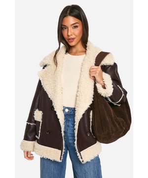 Wrap up in the latest coats and jackets and get out-there with your outerwearBreathe life into your new season layering with the latest coats and jackets from boohoo. Supersize your silhouette in a padded jacket, stick to sporty styling with a bomber, or protect yourself from the elements in a plastic raincoat. For a more luxe layering piece, faux fur coats come in fondant shades and longline duster coats give your look an androgynous edge.