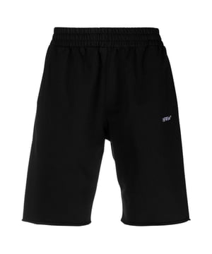 Eleva tu estilo con los pantalones cortos Jogg negros. Estos comodos pantalones cortos negros de color blanquecino ofrecen una apariencia elegante y versatil, perfecta para cualquier ocasion. Ya sea que vayas al gimnasio o hagas recados, estos pantalones cortos brindan estilo y funcionalidad. !Renueva tu guardarropa hoy!, 80% Algodon, 20% Poliester, Cinturilla elastica, Bolsillo grande en la parte posterior, Diseño Diag Scribble, Diseño Diag, Pantalones cortos negros