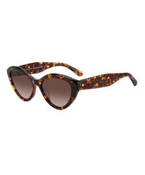 Kate Spade Vrouwen Zonnebril JUNIGS086F5HA - Materiaal: Acetaat - Kleur frame: Bruin - Afmetingen: 55/17/140 mm (Diameter lens / Brug formaat / Lengte veren)