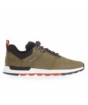 Heren Timberland Field Trekker Low Lace Hiking Boots in kaki.- Premium Timberland® lederen bovenkant.- Vetersluiting.- Timberland branding.- Ortholite® comfort foam inlegzool.- Waterafstotend.- ReBOTL™ stoffen voering.- Rubberen zool.- Ref: A5QMYA581