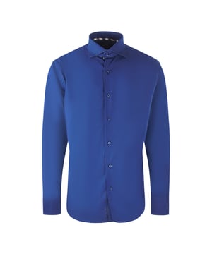 Aquascutum wit overhemd, 100% katoen, normale pasvorm, maat valt normaal, knoopsluiting, 100% katoen, manchet met knoopsluiting